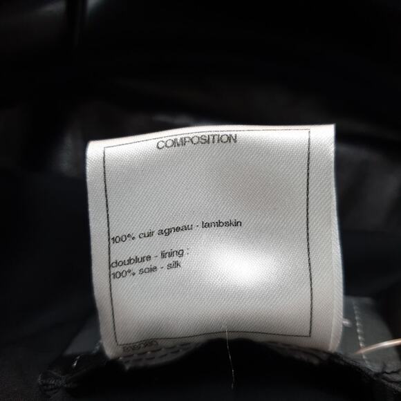 CHANEL Runway 2015 Black Quilted Leather Jacket - Size 38 - Picture 9 of 10